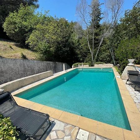 Studio En Bas De Villa Avec Piscine Proche Bord De Mer Cagnes-sur-Mer Exterior foto