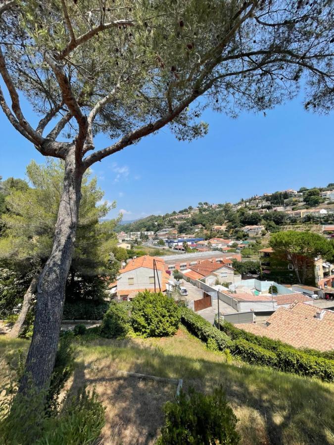 Studio En Bas De Villa Avec Piscine Proche Bord De Mer Cagnes-sur-Mer Exterior foto